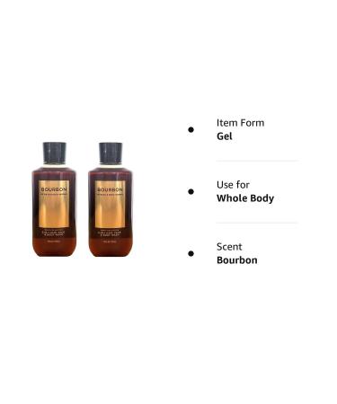 Bath and Body Works For Men 3-in-1 Hair, Face & Body Wash - Bourbon Scented Value Pack - 2 Full Size Bottles, 10 Fl Oz Each - Buy Online on SooperMarket.com