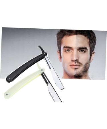 Magiclulu Manual Razor for Men - Safe Hair Shaver & Eyebrow Trimmer (2 Pcs) - Premium Quality Electric-Free Razor - Buy Online on SooperMarket.com