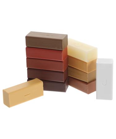 Angoily 1 Set Floor Repair Wax Laminate Floor Filler Quick Drying Hard Wax Filler Wood Floor Scratch Remover Wood Touch up Markers Furniture Touch up Kit Resin Kit Floor Repair Kit Wooden As Shown 1