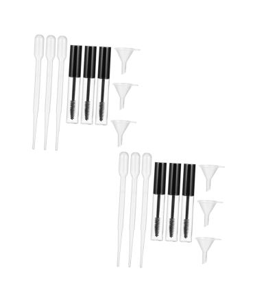 PLAFOPE 1 Set Mascara Tube Eyelash Lip Plumper Gloss Clear Liquid Eyeliner Tube Lash Wand Containers Abs