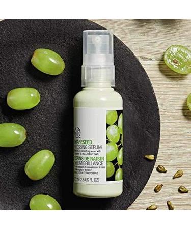 The Body Shop Grapeseed Glossing Serum 2.5oz - Nourishing Hair Serum - Buy Online on SooperMarket.com