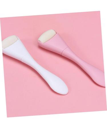BELLIFFY Oil Removal Roller Oil-absorbing Facial Roller Skin Rolling Volcano Stone Oil Control Facial Volcanic Face Oil Absorbing Stick 10.30X2.70X1.50CM Pink - Buy Online on SooperMarket.com