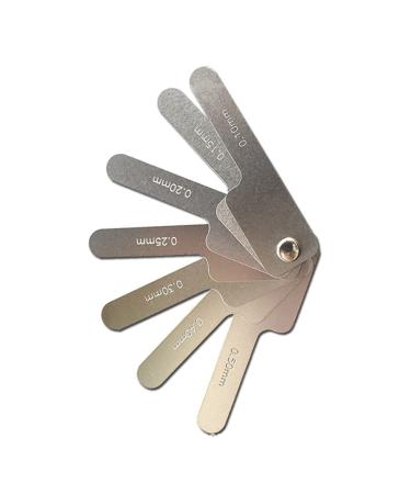 Interproximal reduction gauge ruler tooth for measuring the reciprocal system stainless steel measuring ruler