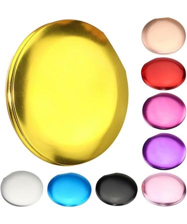 Rimosy Round Compact Makeup Mirror for Purses - Double-Sided Portable Hand Mirror with 1x/2x Magnification in Rose Gold - Ideal Gift for Women and Kids - Buy Online on SooperMarket.com