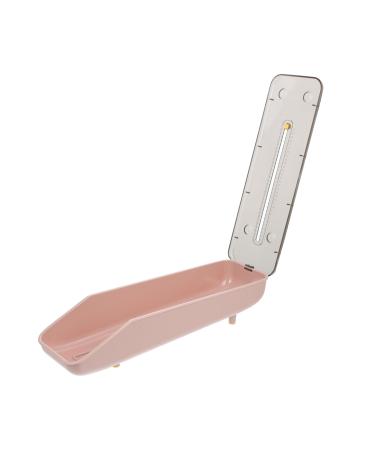OSALADI 1pc Egg Carton Outdoor Storage Bins Clear Tray Plastic Egg Organizer Egg Case Stackable re-usable Pink 33.2X9X7CM
