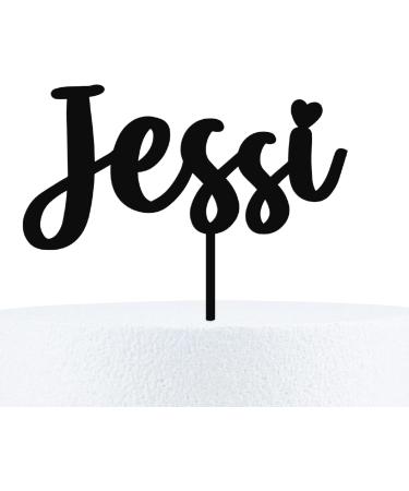 Custom Cake Topper - High-Quality Wood & Acrylic Cake Decoration Sticks (10-25cm) | Superfine Engraving for Any Occasion - Buy Online on SooperMarket.com