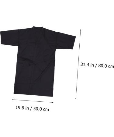 Fashion Hairdresser Gown Stylist Capes for Clients hot Dyeing Robes Barber Guest Gown Black Clothes Black Cape Non-Stick Hairdressing Guest Robe with Sleeves Nylon Polyester Smock - Buy Online on SooperMarket.com