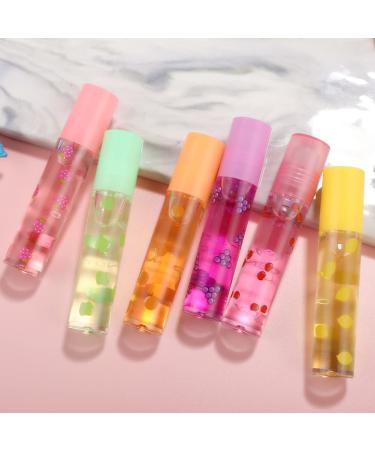 Mrettick Moisturizing Lip Oil Set - 6 Pcs Roll-on Lip Glaze for Fresh, Hydrated Lips - Buy Online on SooperMarket.com