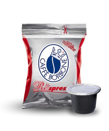 CAFF BORBONE RESPRESSO - MISCELA Rossa - Box 50 NESPRESSO Compatible Capsules 5g