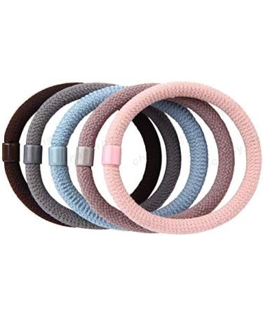 Egurs 12 Pieces Super Elastic Hair Ties - Best Ponytail Holders for Thick Heavy & Curly Hair - International Shipping Available - Buy Online on SooperMarket.com