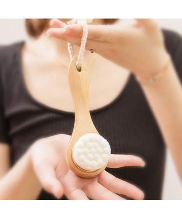 Pcivzxam Bamboo Wood Handle Cleansing Brush Tools Soft Fber Hair Manual Face Brush Cleaning Face Brushes - D - Buy Online on SooperMarket.com