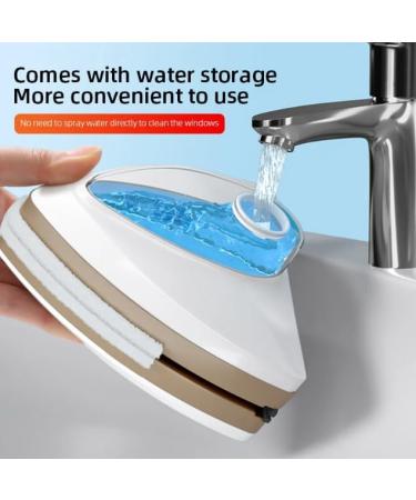 Magnetic Glass Window Cleaning Tool Double Sided Household Special Window Cleaner Automatic Water Discharge Double-layer Wiper Red 8-15mm - Buy Online on SooperMarket.com