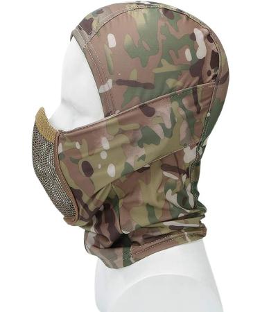 Balaclava Mesh Mask - Ninja Style Full Face Protection for Hunting, Airsoft, Cycling - Buy Online on SooperMarket.com