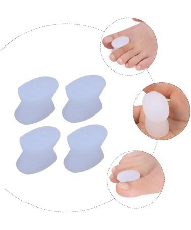 Beavorty 8pcs Toe Separator Splints - Nail Protector & Manicure Toe Stretcher - Hallux Valgus Orthotics for Foot Thumb - White Gel - Buy Online on SooperMarket.com