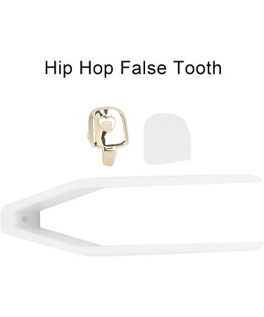 Hip Hop False Tooth Brass Teeth Brace Decoration for Party for Daily Use(gold) - Buy Online on SooperMarket.com