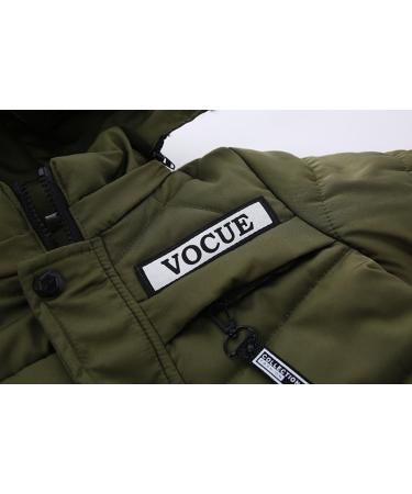 Odziezet Baby Boy Hooded Down Coat | Kids Puffer Jacket | Winter Outerwear | Black | 4-5 Years - Buy Online on SooperMarket.com