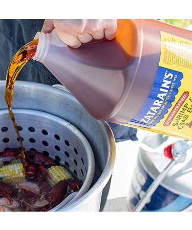 Zatarain's Concentrated Shrimp & Crab Boil 1 Gal - Liquid Crab Boil for Seafood, Potatoes, Corn & Vegetables - 128 Fl Oz - Buy Online on SooperMarket.com