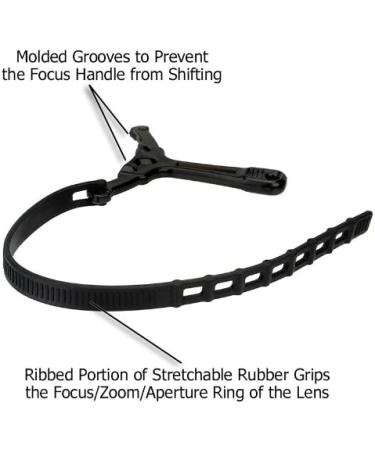 Fotodiox Follow Focus Handles Kit of 3 - Black, Red, Clear - Buy Online on SooperMarket.com