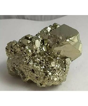 Iron Pyrite Crystal Cluster Specimen Peru Fools Gold (Size : 200-300g) - Buy Online on SooperMarket.com