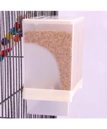 Automatic No-Mess Bird Feeder for Small and Medium Parrots - Seed Feeder Cage Accessory - Buy Online on SooperMarket.com