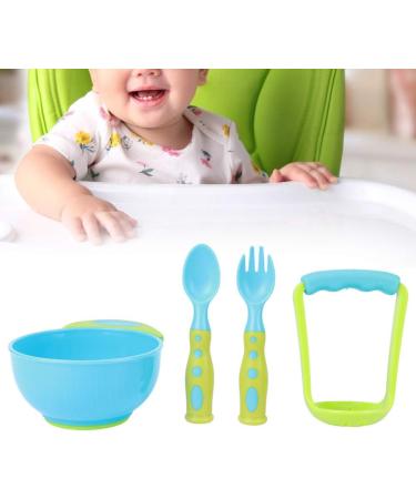 Infant Freshfood Mash Bowl - Food Grade PP Baby Food Masher Bowl - Lightweight Home Feeding Essential (Blue/Green) - Buy Online on SooperMarket.com