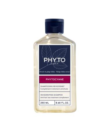 PHYTO|PHYTOCYANE - Thinning Hair Shampoo for Men & Women|Revitalizing Formula with Ginkgo Biloba B Vitamins & Rosemary | Promotes Thicker & Stronger Hair|250ml