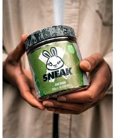 SNEAK Sour Apple Edition Energy Drink | Zero Sugar, Low-Calorie, Vegan | In-Game Focus Boost | 40 Servings, 400g - Pack of 1 - Buy Online on SooperMarket.com