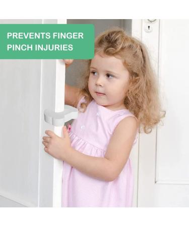 Kids Foam Door Stop 6PC Set - Baby Safety Finger Guard (White) - Buy Online on SooperMarket.com