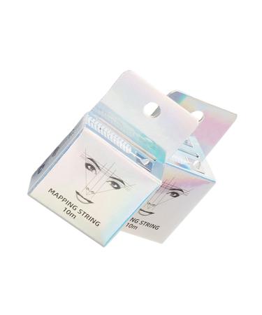 Baluue 2pcs Eyebrow Positioning Line Makeup Supplies Eyebrow Ruler Eyebrow Tools Digital Ruler Nylon