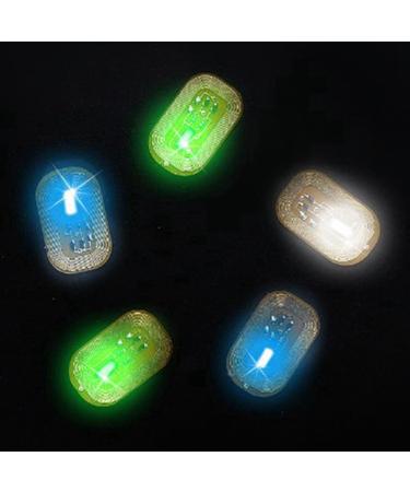 AIDIRui 5Pcs NFC Flash Nail Sticker LED Bare Chip Intelligent Luminous Nail Lamp Nail Sticker Enhancement Yellow Light - Buy Online on SooperMarket.com