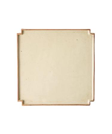 Serving Plates Ceramic Flat Plate Dinner Plate Home Kitchen Restaurant Cafe Dessert Plate Simple Square Dinner Plate Vintage Flat Plate Tableware for Appetizer Dinner and Desserts (Size : L) Large