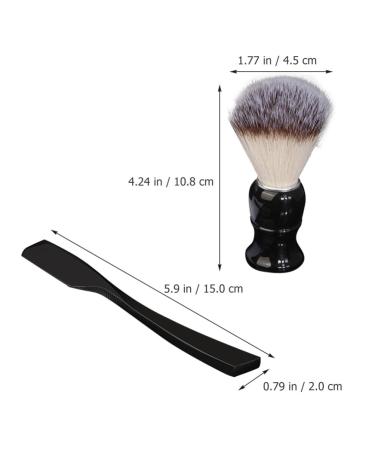 FOMIYES 3-in-1 Cleaning Brush Shaving Kit for Men - Shaving Brush Bowl Razor & Holder - Premium Male Grooming Set - Buy Online on SooperMarket.com