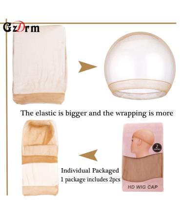 12 Packs 24 Pieces HD Wig Caps - Ultra Thin Nylon Stretch Mesh Stocking Cap for Wigs - Buy Online on SooperMarket.com