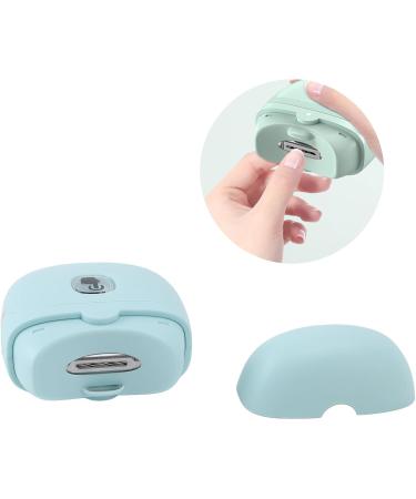 Electric Nail Clipper with Automatic Fast Trimming Safety Alloy Cutter for Elderly Children Tea Green - Buy Online on SooperMarket.com
