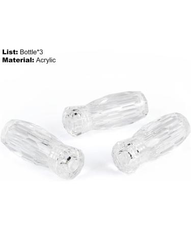 Buy SANWOOD 3pcs Leak Proof Nail Bottle Set Transparent Glitter Micro Beads Caviar Decoration Box for Home Use International Shipping Available - Buy Online on SooperMarket.com