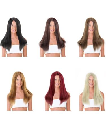 kawehiop Women Wig Headband Adjustable Long Straight Breathable Hair Heat Resistant Washable Decoration Dressing Hairpiece 5# - Buy Online on SooperMarket.com