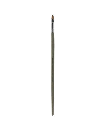 Escoda Modernista Series 4050 Artist Oil & Acrylic Long Handle Paint Brush  Synthetic Mongoose  Bright/Shader  Size 8 Size 8 Bright/Shader