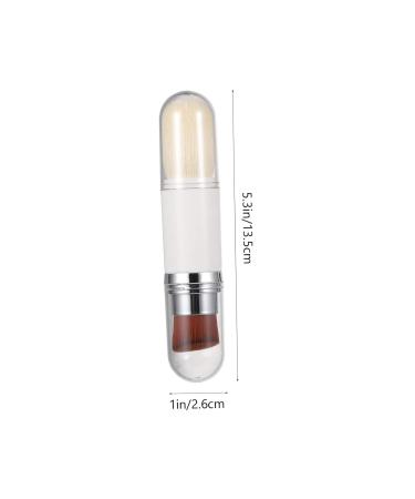 Telescopic Makeup Brush - Double-Head Fluffy Blush & Foundation Brush | International Shipping Available - Buy Online on SooperMarket.com
