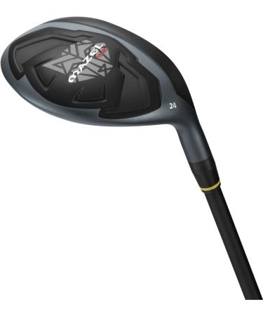 MAZEL MH107 Rescue Hybrid Golf Clubs | 21/24 Degree (4 5 Hybrid) | Graphite Shafts | Right Handed Regular/Stiff Flex | Black 24Degree Stiff - Buy Online on SooperMarket.com