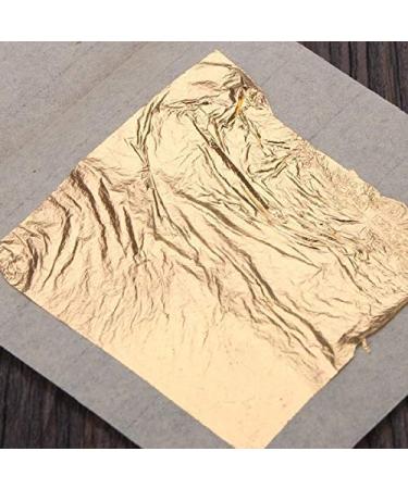 10 Genuine 24K Edible Gold Leaf Sheets from Germany - 1.7x1.7 inch, Food Grade for Cake Decorations and Desserts - Buy Online on SooperMarket.com