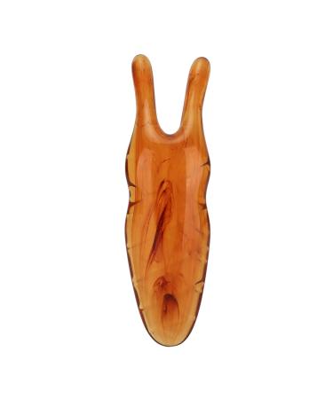 Nose Massager Resin Gua Sha Facial Tools Nose Up Scraper for Women Nose Shaping (Amber)