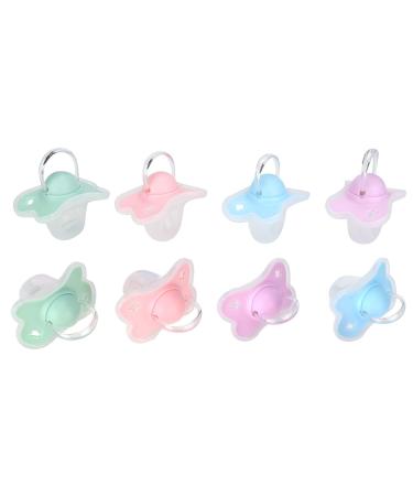 Orthodontic Pacifier Newborn Pacifie Baby Pacifier 4 Pack Natural Rubber for Newborn Essentials