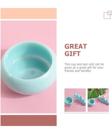 FOMIYES 5 Sets Nail Art Brush Cup Nail Art Supplies Nail Pens Makeup Brush Organizer Sponge Holder Soak Off Bowl Nail Art Cups Makeup Brush Holders for Vanity Manicure Accessories Plastic - Buy Online on SooperMarket.com