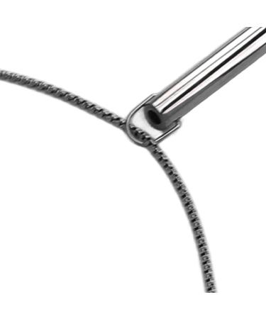 Breathing Exercise Necklace Relieving Stress Mindful Necklace Increasing Lung Volume Skinfriendly Steel for Men Daily Wear (Black) - Buy Online on SooperMarket.com