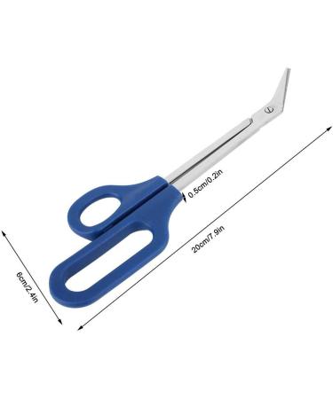 Long Handle Toenail Scissors for Thick Toe Nails - Ergonomic Stainless Steel Cuticle Scissor | Easy Reach Handle & Unique Design - Buy Online on SooperMarket.com