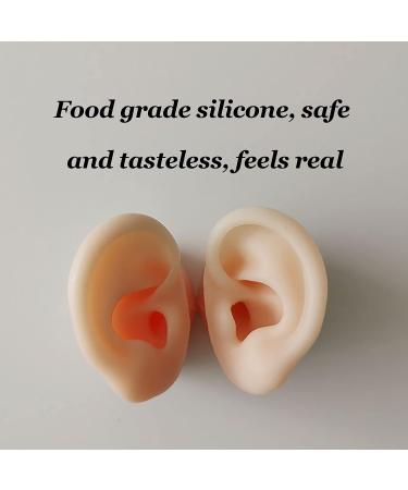 Soft Silicone Human Ear Simulation Model Learning Accessory for Ear Extraction of The Hearing Conduit Suitable for Visual Extraction Practice - Buy Online on SooperMarket.com