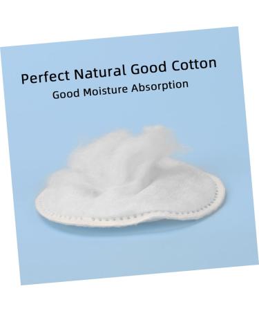 Balacoo 200 Pcs Overlock Cotton Makeup Pads - Thick Absorbent Facial Washing Patches & Remover Pads for Travel - 6x6cm Round Cosmetic Pads - Buy Online on SooperMarket.com
