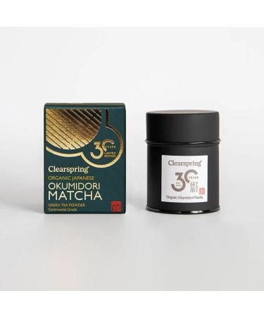 Clearspring Okumidori Matcha - Limited Edition Organic Japanese Matcha - Ceremonial Grade 30g - Buy Online on SooperMarket.com