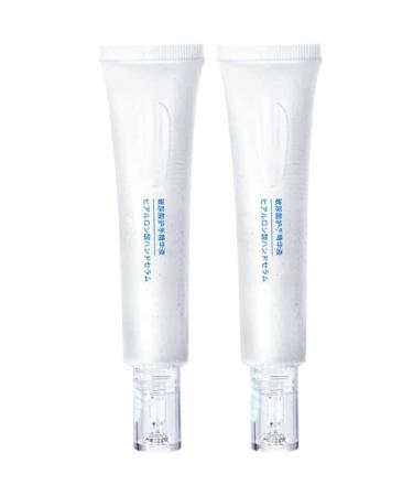 Hyaluronic Acid Hand Care Essence Repairing Hand Lines Pore Shrinking Skin Moisturizing Essence Anti-Aging Pore Shrinking Non-Sticky Hand Skin Care Moisturizing Essence (2PCs)
