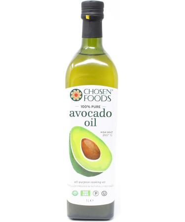 Chosen Foods 100% Avocado Oil Cooking Oil - 1L Expiry Date: 02/08/2024 - Buy Online on SooperMarket.com